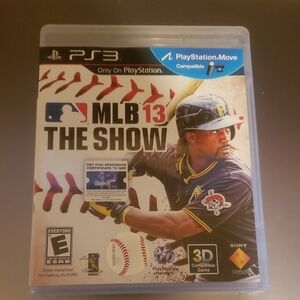 Sony MLB 13 The Show PS3 Game - Black, White, Red, Blue